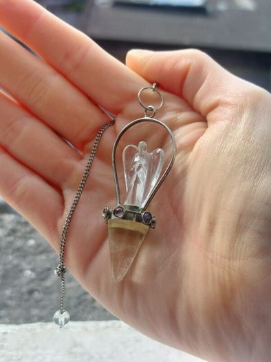 crystal angel pendulum