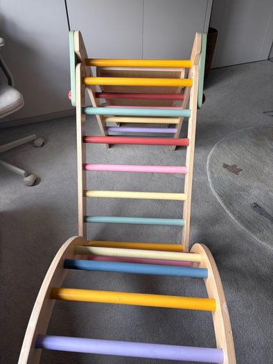 Wooden Pikler Triangle Climbing Frame