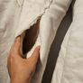 Vintage Cream Shearling-Style Coat with Faux Fur Trim Image 5