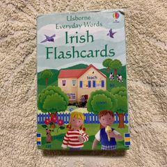 Irish language children's flash cards by USBORNE