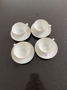 Set of Four Teacups/ Saucers