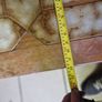 Mid Century teak coffee table with tile top Image 6
