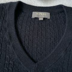 N.Peal navy cashmere jumper Size Medium