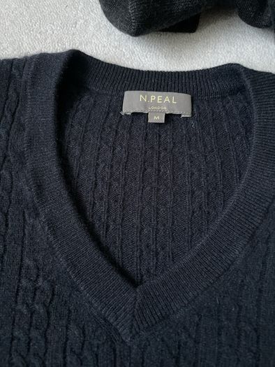 N.Peal navy cashmere jumper Size Medium