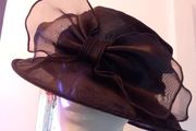 Fabulous Black Hat With Bow