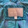 Per una acrylic coat size 16 ptp 22" green button up in excellent condition Image 10