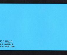 2011 Ireland Stampa understood as proof of the Public Souvenir Overprint inserted between bundles by printer