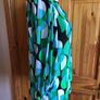 Joseph Ribkoff Ladies Green blue blouse size 10 includes post Image 2
