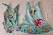 Toddler swimsuit &amp; matching dress