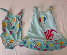 Toddler swimsuit & matching dress