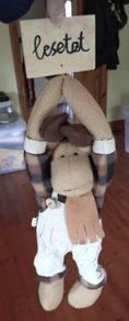 Reindeer Toy With String (lovely Condition).