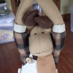Reindeer Toy With String (lovely Condition).