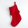 Pre Owned "Santa's Favourite Dog" Plush Christmas Stocking Image 2