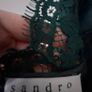 Green Lace Designer Dress Image 3