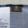 Timberland Blue Check Cotton Scarf - 27.5 cm by 200 cm ( including fringe) Image 5