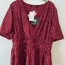 V by Very Occassion Stunning dress long length with sequins size 18 New with tags Image 2