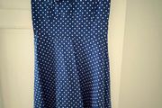 New Blue Polka Dot Dress