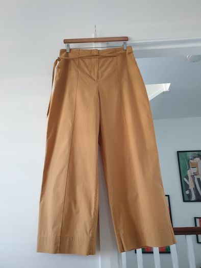 Liu Jo Mustard Trousers Size Uk 10