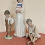 3 Vintage NAO by Lladro figurines Image 2