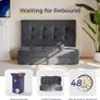 Folding Mattress Double, Comfy Corduroy Foldable Mattress with 15cm Thicken Foam, Tri-Fold Floor Futon Sofa Bed for Guest, 135x190cm Image 6