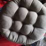 Grey plastic dining chairs Image 4