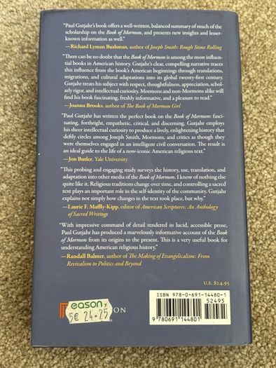 The Book of Mormon: A Biography by Paul C. Gutjahr