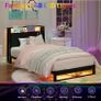 Single Bed with Charging Station and LED Image 2