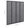 vidaXL Louver Fence WPC 170x170 cm Grey Image 5