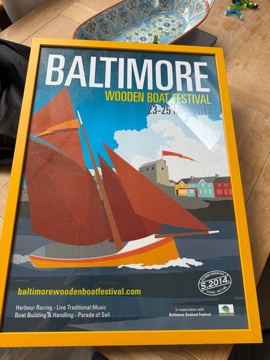 framed baltimore wooden boat race 2014