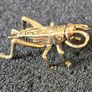 3 brass Insects, Solid brass. Image 4