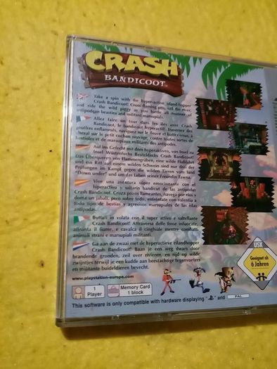 Crash Bandicoot PlayStation 1 Ps1 PlayStation 2 ps2 games Original
