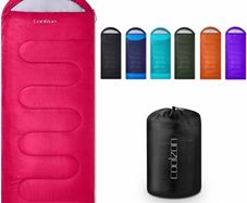 Sleeping Bag Adults 3-4 Season Warm Weather & Winter, Lightweight,Waterproof Indoor & Outdoor Use (MULTIPLE COLOURS)