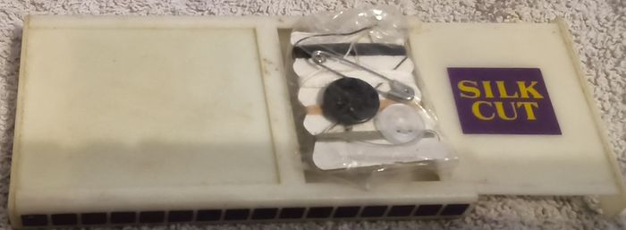 silk cut vintage collectable sewing/ brush kit