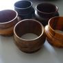 Wooden Napkin Ring holders-set Of 5 Vintage With Storage Box Image 10