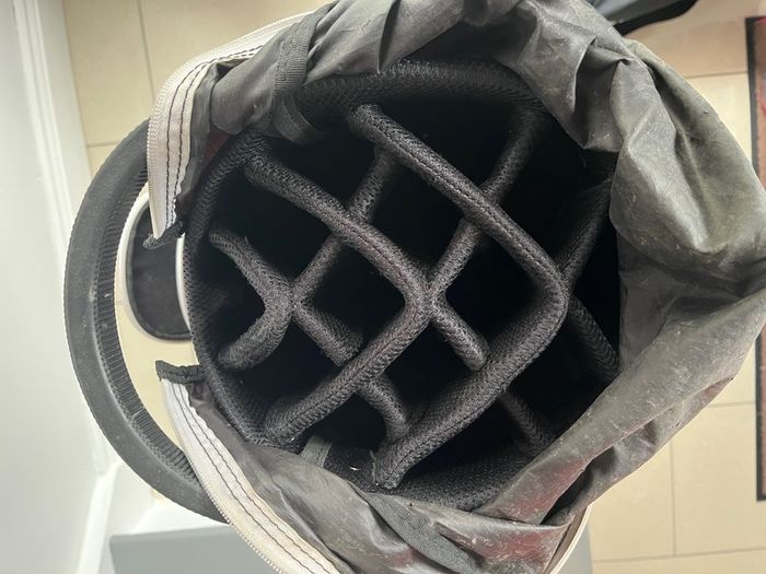 Golf bag with trolly