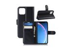 For iPhone 11 Pro Max Wallet Case Cover PU Leather Holder Card Slots New Black - FHT05IPK1