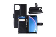 For iPhone 11 Pro Max Wallet Case Cover PU Leather Holder Card Slots New Black - FHT05IPK1