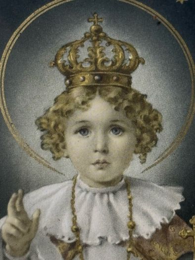 Vintage Infant Jesus of Prague Framed Print