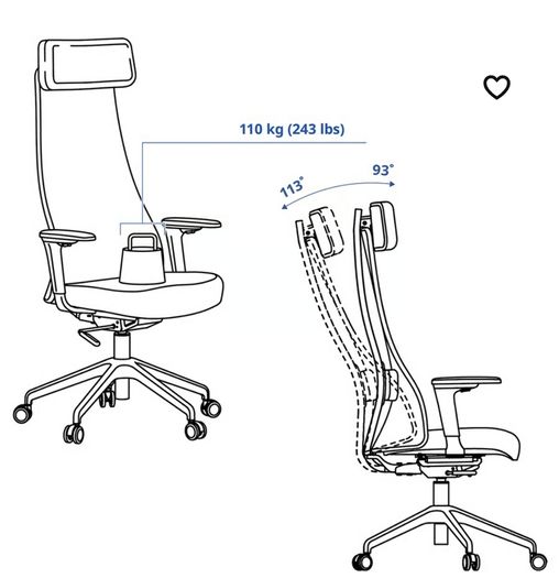 Office Chair Ikea Jarvfjallet
