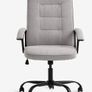 Grey Fabric Office Chair Image 2