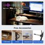 Electric Standing Desk with Drawers 120 x 60 cm, Stable Sit-Stand Desk with Memory Control Image 5