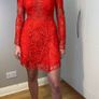 LIMITED EDITION red lace dress in size 8 Image 2