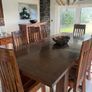 wooden dinner table Image 3