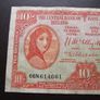 The Central Bank of Ireland. Lady Lavery 10 shillings (1957) #4 Image 2