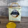 Vintage Mantel Clock Onyx Azizoff 1970s Marble Quartz Brass Shelf Desk Carriage Battery Powered Clock Made in England/ West Of Germany Untested Parts Or Repair Image 8