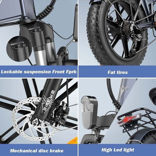 ENGWE EP-2/EP2 Pro (Upgraded Version) Electric Bike - Black