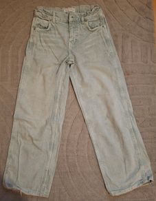 Girls jeans Zara with adjustable waist size 11-12y