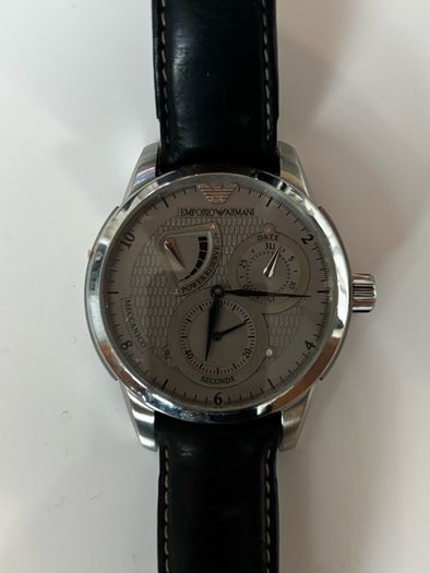 Emporio Armani Meccanico Automatic Mens Watch AR 4601  Power Reserve  Box