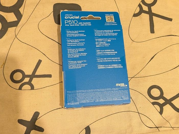 Crucial P510 Gen5 2TB ssd - Price is firm, 5 years warranty