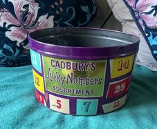 Rare Cadburys Lucky Numbers Sweet Tin
